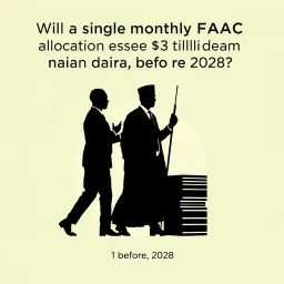 Will a single monthly FAAC allocation exceed 3 trillion naira before 2028?