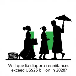 Will Nigeria's diaspora remittances exceed US$25 billion in 2028?